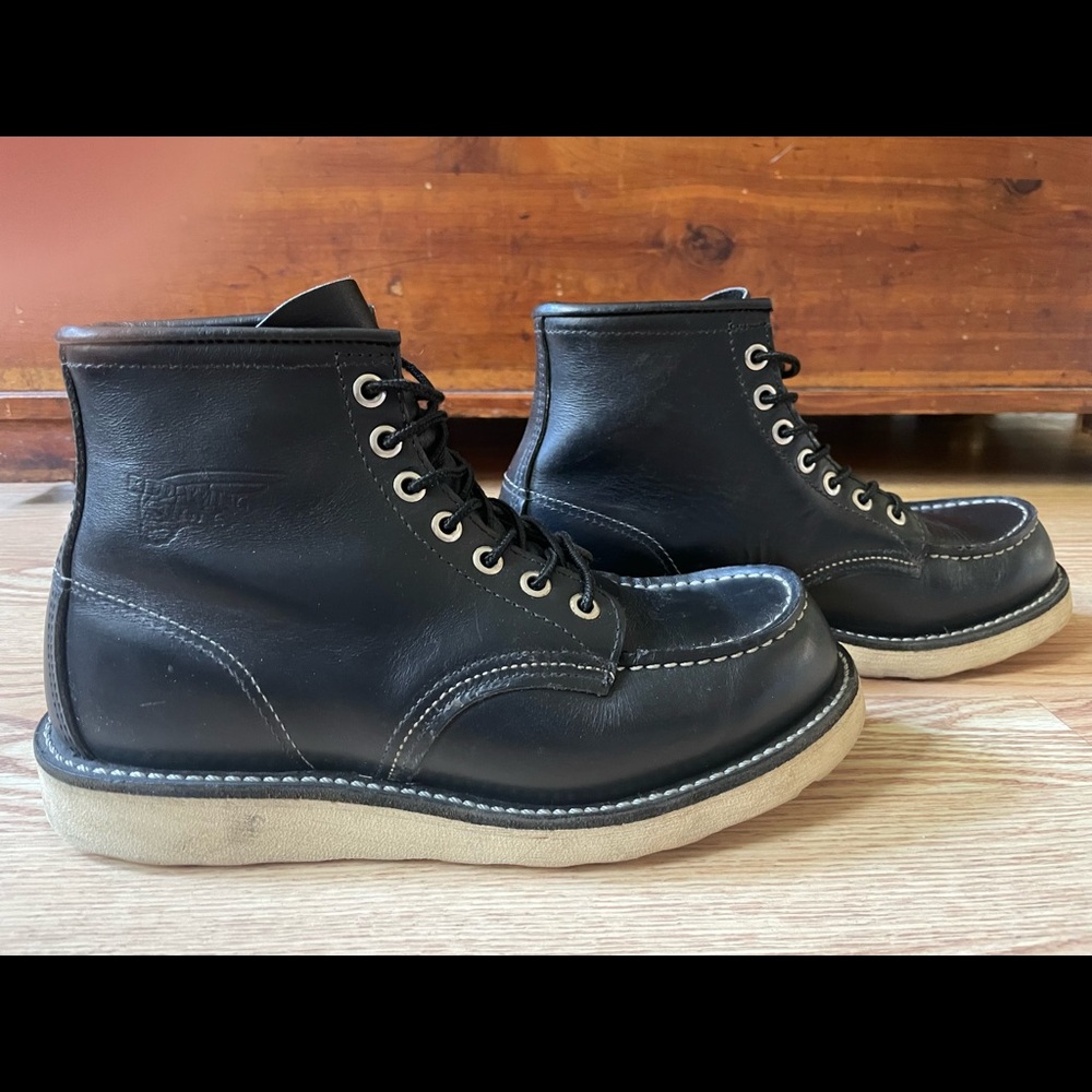 Red wing 8179 black leather boots: size 37.5 (men’s 5 1/2 D, women’s 7 wide US)